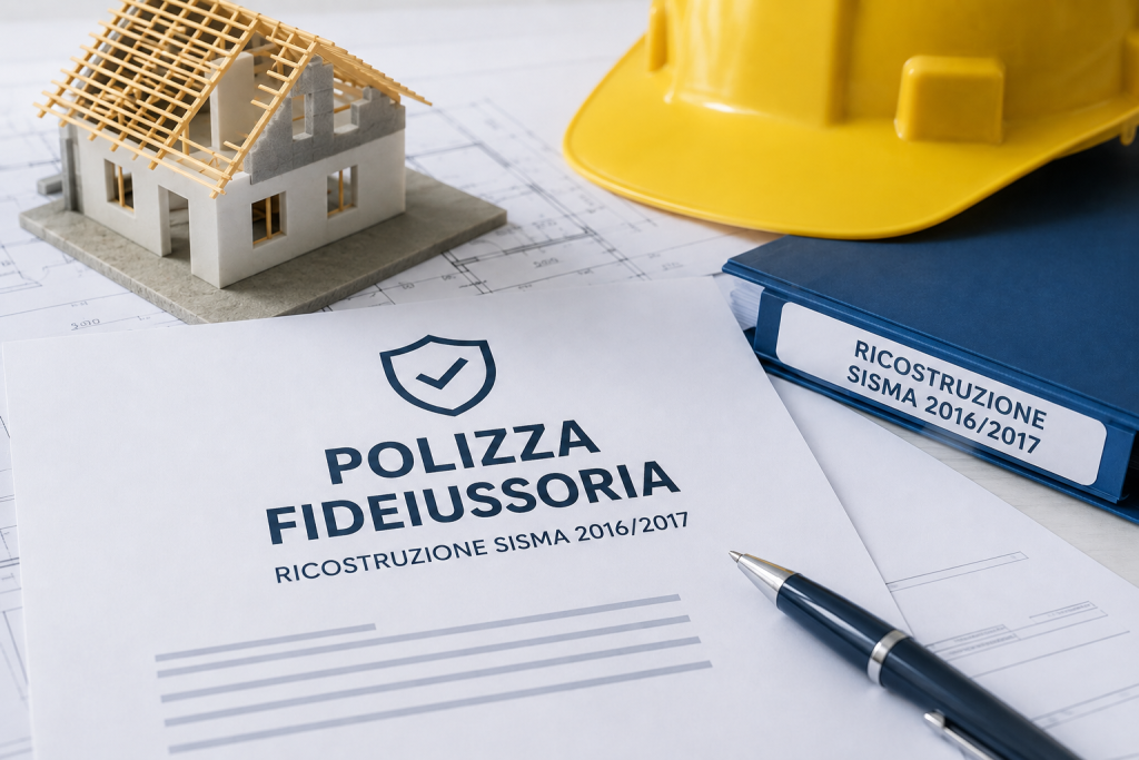 Aggiornamento modello polizza fideiussoria Ricostruzione Sisma 2016
